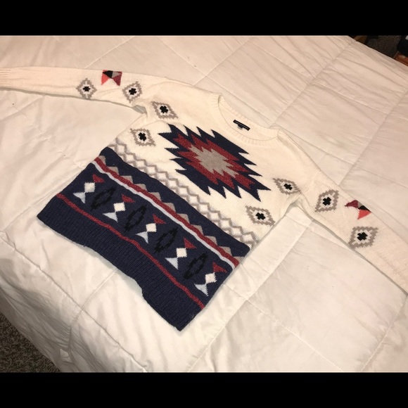 American Eagle Aztec Knit Sweater - Picture 3 of 5